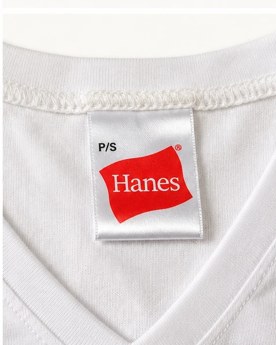 Etiqueta Hanes, tamanho P/S